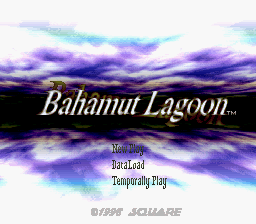 Bahamut Lagoon (Japan) Title Screen